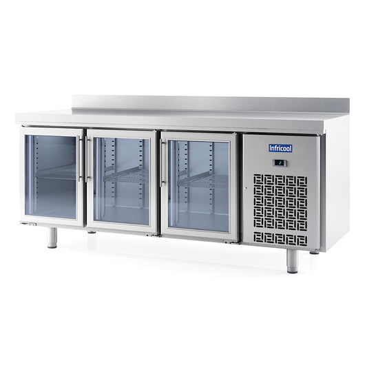 IM703PCR - MESA DE REFRIGERACIÓN 3 PUERTAS CRISTAL