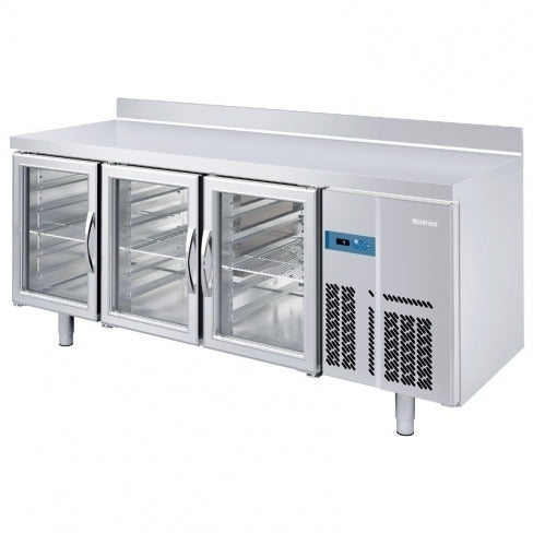 BMPP 2000 CR - MESA REFRIGERADA 3 PUERTAS CRISTAL