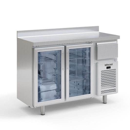 IF602PCR - FRENTE MOSTRADOR REFRIGERADO 2 PUERTAS DE CRISTAL