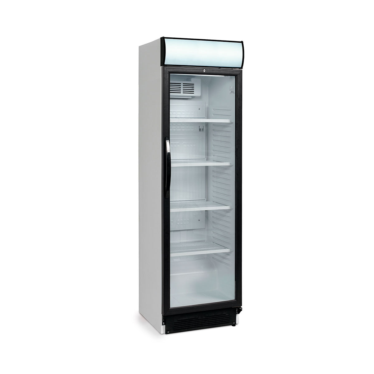 CEV425CP - ARMARIO EXPOSITOR REFRIGERADO 1 PUERTA CRISTAL CON DISPLAY