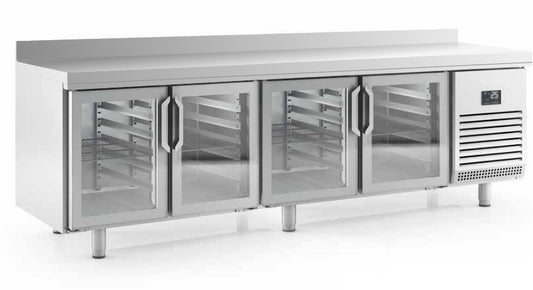 BMPP 2500 CR - MESA REFRIGERADA 4 PUERTAS CRISTAL